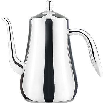 Stainless Steel Teapot with Infuser Silver 58Oz