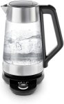 Adjustable Temperature Kettle, Electric, Clear